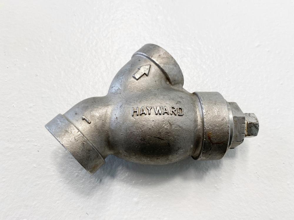 Hayward 1" NPT 600# CF8M Wye Y-Strainer 88305